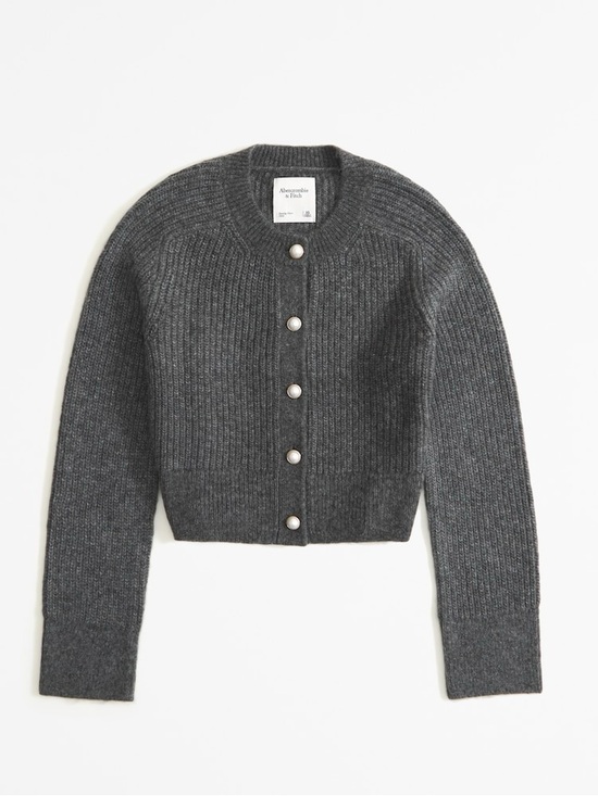 Abercrombie & Fitch Sweaters - Abercrombie Pearl Button Cardigan